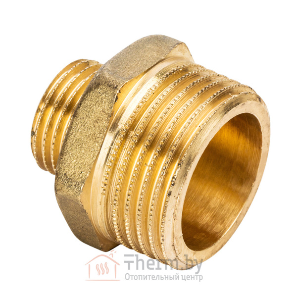 Детальное изображение Ниппель переходной латунный 1" х 1/2" General Fittings арт. 260003H100400H в интернет-магазине THERM.BY