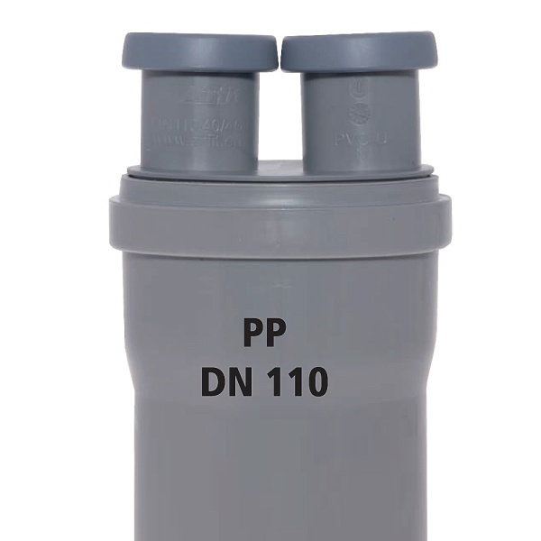 Детальное изображение Переходник двойной PVC-U DN 110/40/40 Airfit арт. 11044KR в интернет-магазине THERM.BY