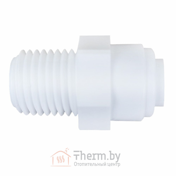 Детальное изображение Фитинг прямой переходник 1/4" НР х 1/4" резьба-трубка Гейзер арт. МС0404 в интернет-магазине THERM.BY