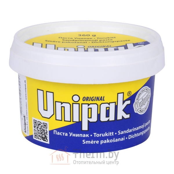 Детальное изображение Unipak, 360 г. Паста для уплотнения резьбовых соединений в интернет-магазине THERM.BY