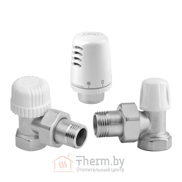 Детальное изображение Комплект термостатический 1/2" угловой, арт. 82KITPAD061101 ICMA в интернет-магазине THERM.BY
