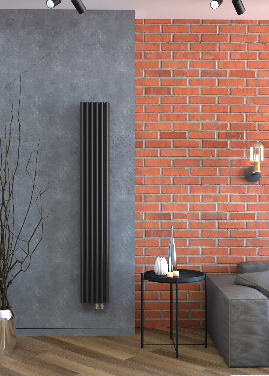 Радиатор алюминиевый трубчатый Fusion ECLIPSE 1800 [4 секции]