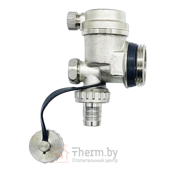 Детальное изображение Воздухоотводчик автоматический с дренажным клапаном 1/2" (G1") TIM арт. M306-4S в интернет-магазине THERM.BY