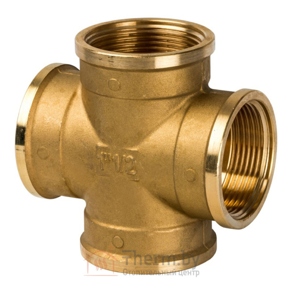 Детальное изображение Крестовина латунная ВР 1 1/2" General Fittings арт. 270036H140000A в интернет-магазине THERM.BY