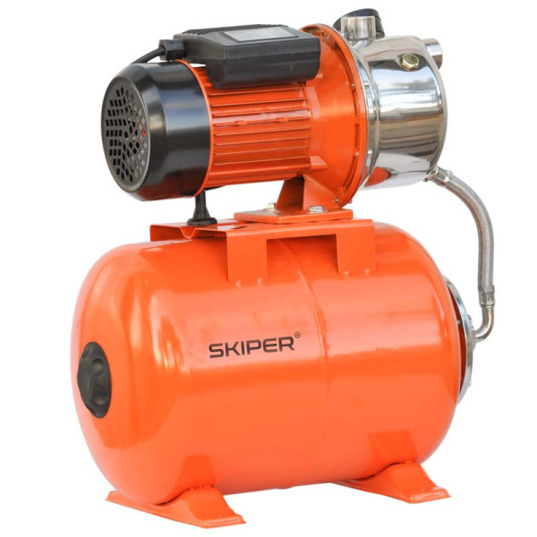 Детальное изображение Насосная станция Skiper JET100S (900 Вт, 3100 л/ч, 24 л, нерж) в интернет-магазине THERM.BY
