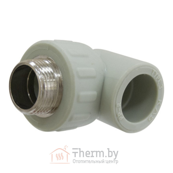 Детальное изображение Угол ПП 25 х 3/4" НР Aquapipe в интернет-магазине THERM.BY