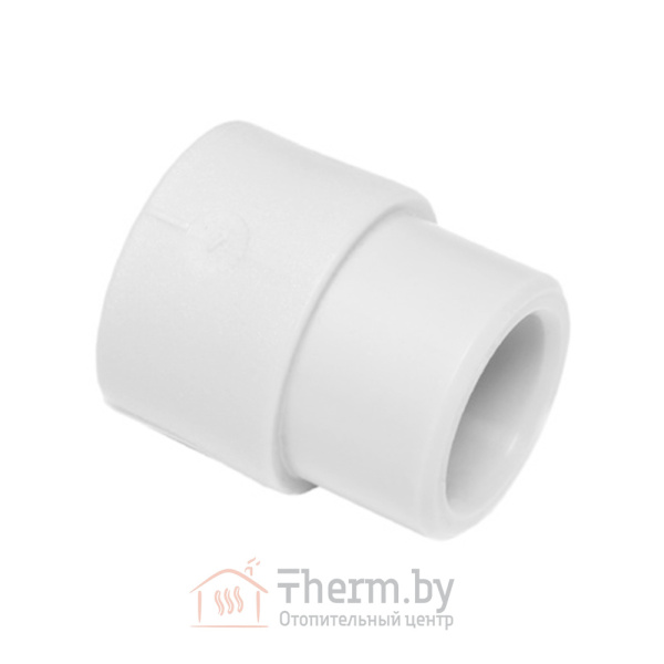 Детальное изображение Муфта ПП белая переходная 40 х 32 ВН/НР Wavin Ekoplastik Чехия в интернет-магазине THERM.BY