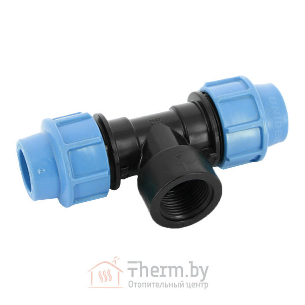 Детальное изображение Тройник компрессионный 25 х 1"ВР х 25 Unidelta в интернет-магазине THERM.BY