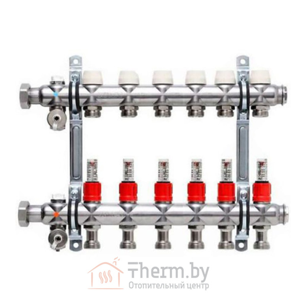 Детальное изображение Коллектор для теплого пола Komfort 5/4"-6, Kermi арт. SFVT0600000 в интернет-магазине THERM.BY