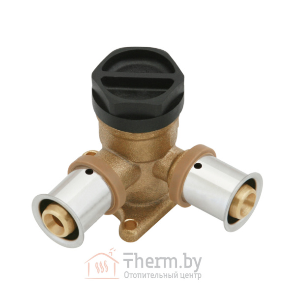 Детальное изображение Пресс тройник 90° фиксируемый латунный 16 х 2.0 х 1/2" внутренняя резьба KAN-Therm арт. 1009285077 в интернет-магазине THERM.BY