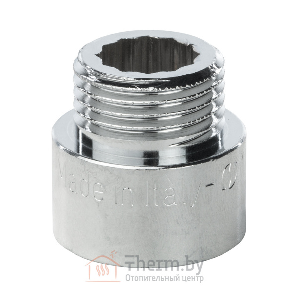 Детальное изображение Удлинитель латунный 1/2" 15 мм хромированный General Fittings арт. 2600D8B041500A в интернет-магазине THERM.BY