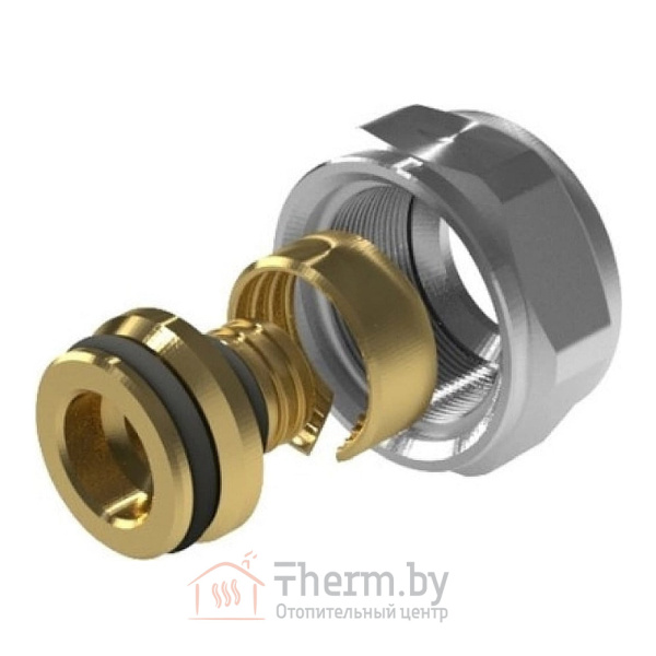 Детальное изображение Соединитель латунный конусный KAN-therm UltraLine 16 мм х G3/4" ВР арт. 2510271003 в интернет-магазине THERM.BY