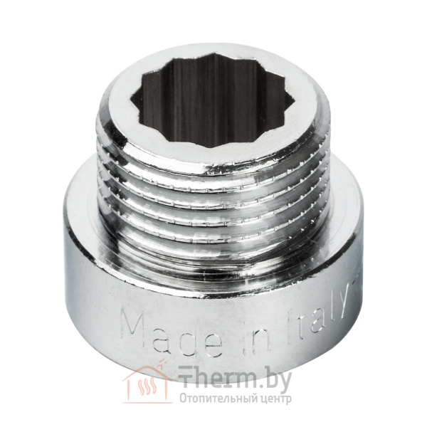 Детальное изображение Удлинитель латунный 1/2" 10 мм хромированный General Fittings арт. 2600D8B041000A в интернет-магазине THERM.BY