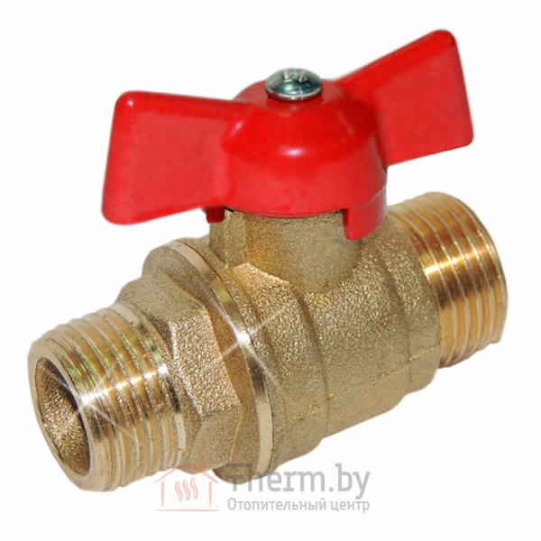 Детальное изображение Кран шаровой 1/2" НР/НР (бабочка) Цветлит арт. ZW10067 в интернет-магазине THERM.BY