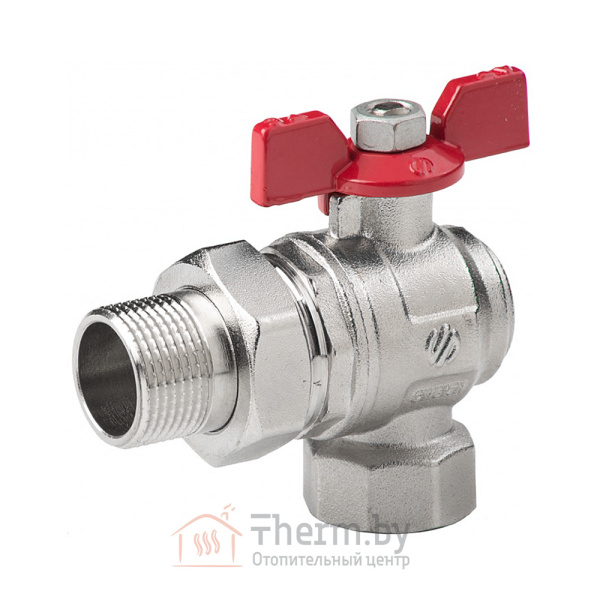 Детальное изображение Кран шаровой угловой с американкой 3/4" SENA / VA30 arco арт. 154304 в интернет-магазине THERM.BY