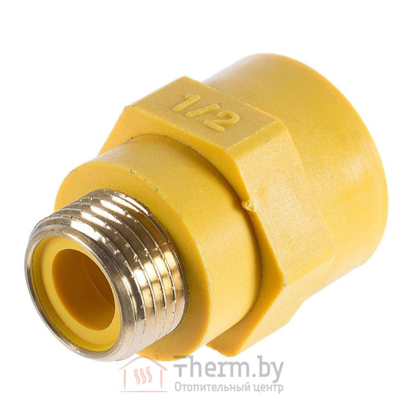 Детальное изображение Вставка диэлектрическая 1/2" гайка-штуцер Зурфлекс в интернет-магазине THERM.BY