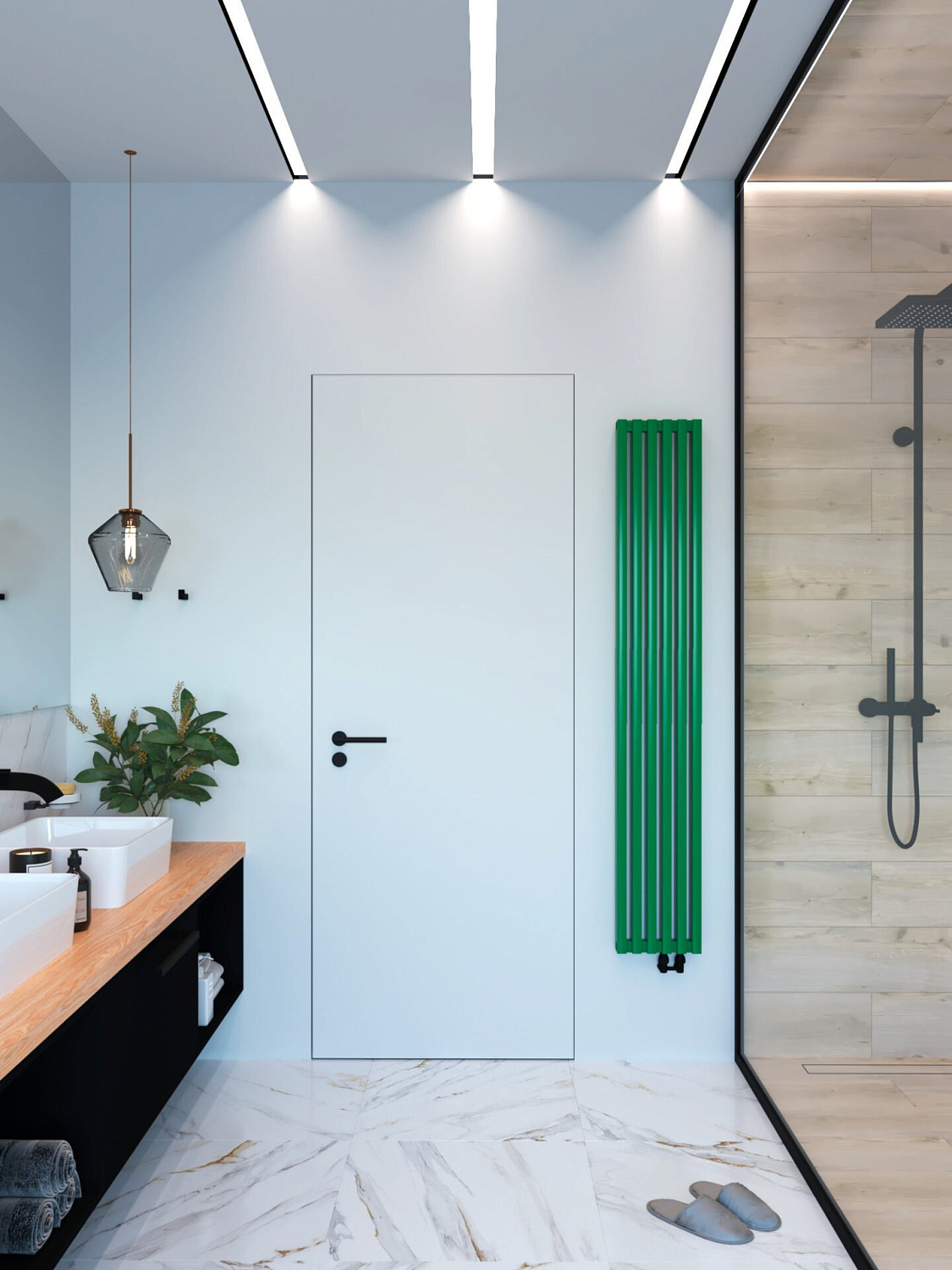 Радиатор алюминиевый трубчатый Fusion HORIZON 1800 [4 секции]