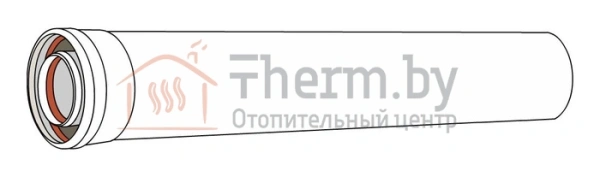 Детальное изображение Удлинение M/F Ø60/100 - 1000мм Ariston 3318005 в интернет-магазине THERM.BY