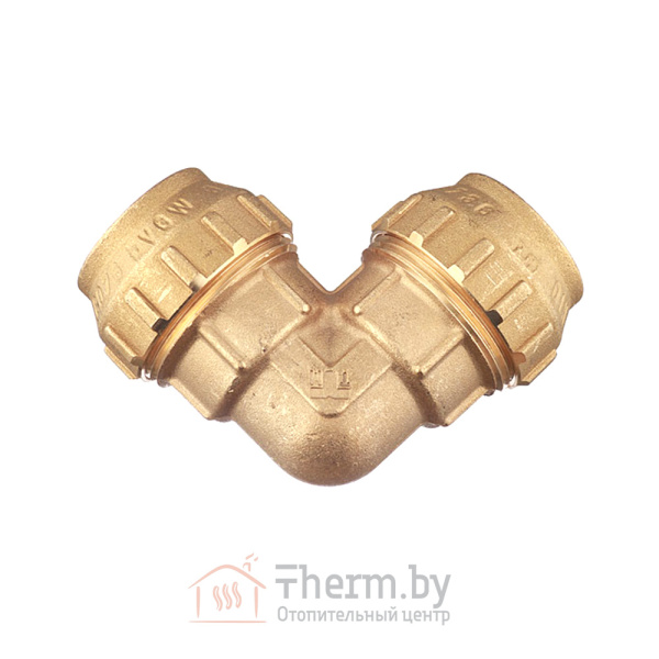 Детальное изображение Угол латунный компрессионный 90° х 32 х 32 Tiemme в интернет-магазине THERM.BY
