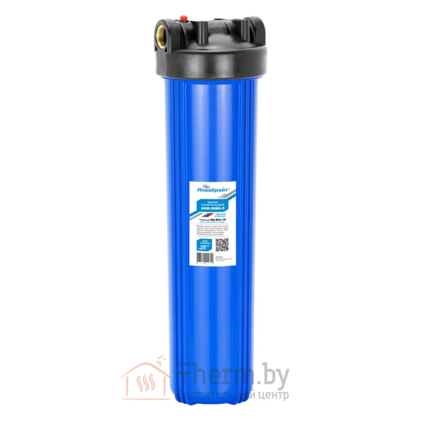 Детальное изображение Магистральный фильтр Аквабрайт синий 20BB АБФ-20ББ-Л в интернет-магазине THERM.BY
