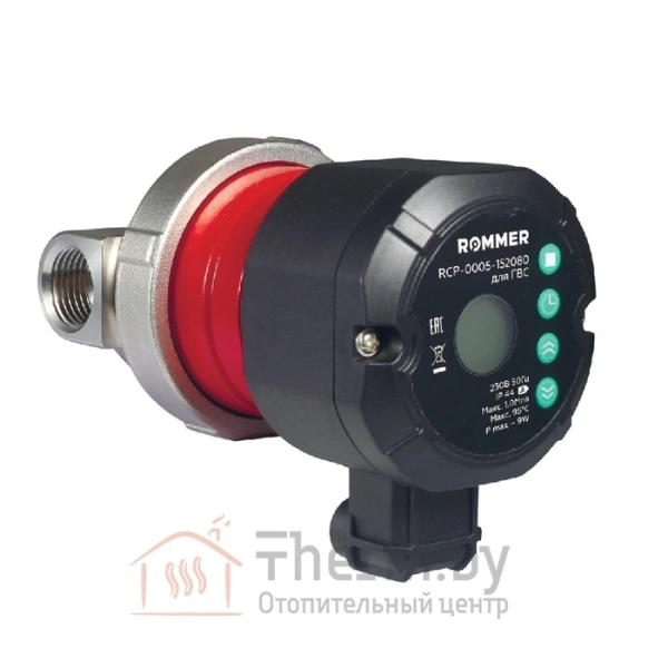 Детальное изображение Насос циркуляционный для ГВС с таймером ROMMER (RCP-0005-152080) в интернет-магазине THERM.BY